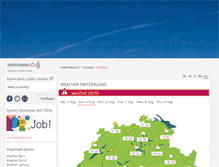 Tablet Screenshot of meteonews.ch