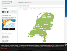Tablet Screenshot of meteonews.nl