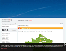 Tablet Screenshot of meteonews.fr