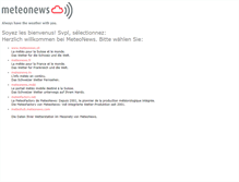 Tablet Screenshot of meteonews.com